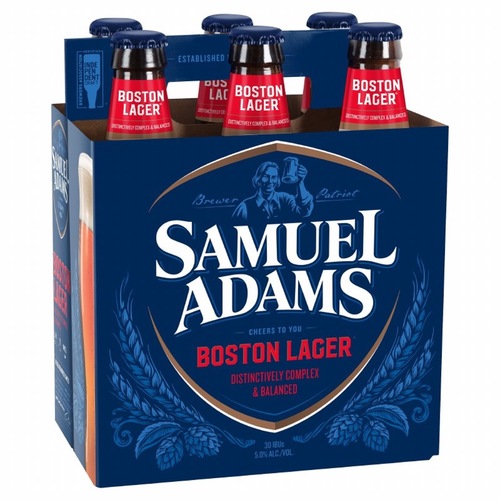 Sam Adams Boston Lager 6 Pk btl